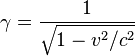 x ' = γ ( x - vt )   у '= у   от '= z   t '= γ ( t - ( vx ) / c 2)   где